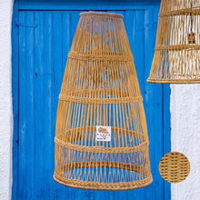 Charger l'image dans la galerie, LÁMPARA GRAN MALAWI DE RATÁN NATURAL