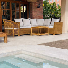 Load image into Gallery viewer, CLASSIC OR CORNER GARDEN SET IN NATURAL RATTAN