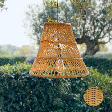 Cargar imagen en el visor de la galería, LÁMPARA DE TECHO DE RATÁN NATURAL