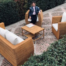 Cargar imagen en el visor de la galería, MAMBA MUEBLES BUTACA BUTACA MAFUMU DE RATÁN NATURAL PARA EXTERIOR O COMEDOR