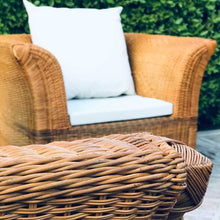 Cargar imagen en el visor de la galería, MAMBA MUEBLES CONJUNTO DE JARDIN DE RATÁN NATURAL KASEMASEMA DE MAMBA MUEBLES SOFAS SET KASEMASEMA