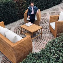 Cargar imagen en el visor de la galería, MAMBA MUEBLES CONJUNTO DE JARDIN MAFUMU DE RATÁN NATURAL SOFAS CONJUNTO DE JARDIN MAFUMU DE RATÁN NATURAL