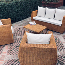 Cargar imagen en el visor de la galería, MAMBA MUEBLES CONJUNTO DE JARDIN MAFUMU DE RATÁN NATURAL SOFAS CONJUNTO DE JARDIN MAFUMU DE RATÁN NATURAL