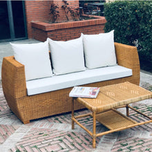 Cargar imagen en el visor de la galería, MAMBA MUEBLES CONJUNTO DE JARDIN MAFUMU DE RATÁN NATURAL SOFAS CONJUNTO DE JARDIN MAFUMU DE RATÁN NATURAL