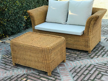 Cargar imagen en el visor de la galería, MAMBA MUEBLES MESA DE MIMBRE NATURAL KASEMASEMA PARA CONJUNTO DE JARDÍN MESA MESA KASEMASEMA DE RATÁN NATURAL PARA EXTERIOR O COMEDOR