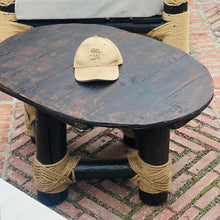 Charger l'image dans la galerie, MAMBA MUEBLES - Muebles de jardín CONJUNTO DE JARDÍN VIÑAMARFIL DE MADERA MACIZA DE PINO Y CUERDA NATURAL SET VIÑAMARFIL COLOR CLAROSCURO