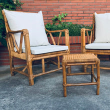 Cargar imagen en el visor de la galería, MAMBA MUEBLES SILLA SILLA JAMBO DE RATÁN NATURAL PARA EXTERIOR O COMEDOR