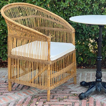 Cargar imagen en el visor de la galería, MAMBA MUEBLES SILLÓN DE MIMBRE MANGOCHI SILLA SILLÓN MANGOCHI DE RATÁN NATURAL PARA EXTERIOR O COMEDOR