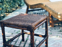 Cargar imagen en el visor de la galería, MAMBA MUEBLES TABURETE TABURETE MASAI DE RATÁN NATURAL PARA EXTERIOR O COMEDOR