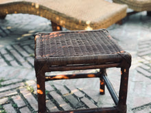 Cargar imagen en el visor de la galería, MAMBA MUEBLES TABURETE TABURETE MASAI DE RATÁN NATURAL PARA EXTERIOR O COMEDOR