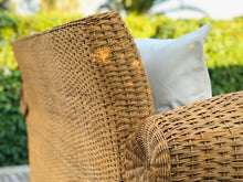 Cargar imagen en el visor de la galería, Muebles en jardín - Mamba muebles SOFAS SOFÁ DOBLE REY ZAZÚ DE RATÁN NATURAL