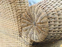 Cargar imagen en el visor de la galería, Muebles en jardín - Mamba muebles SOFAS SOFÁ DOBLE REY ZAZÚ DE RATÁN NATURAL