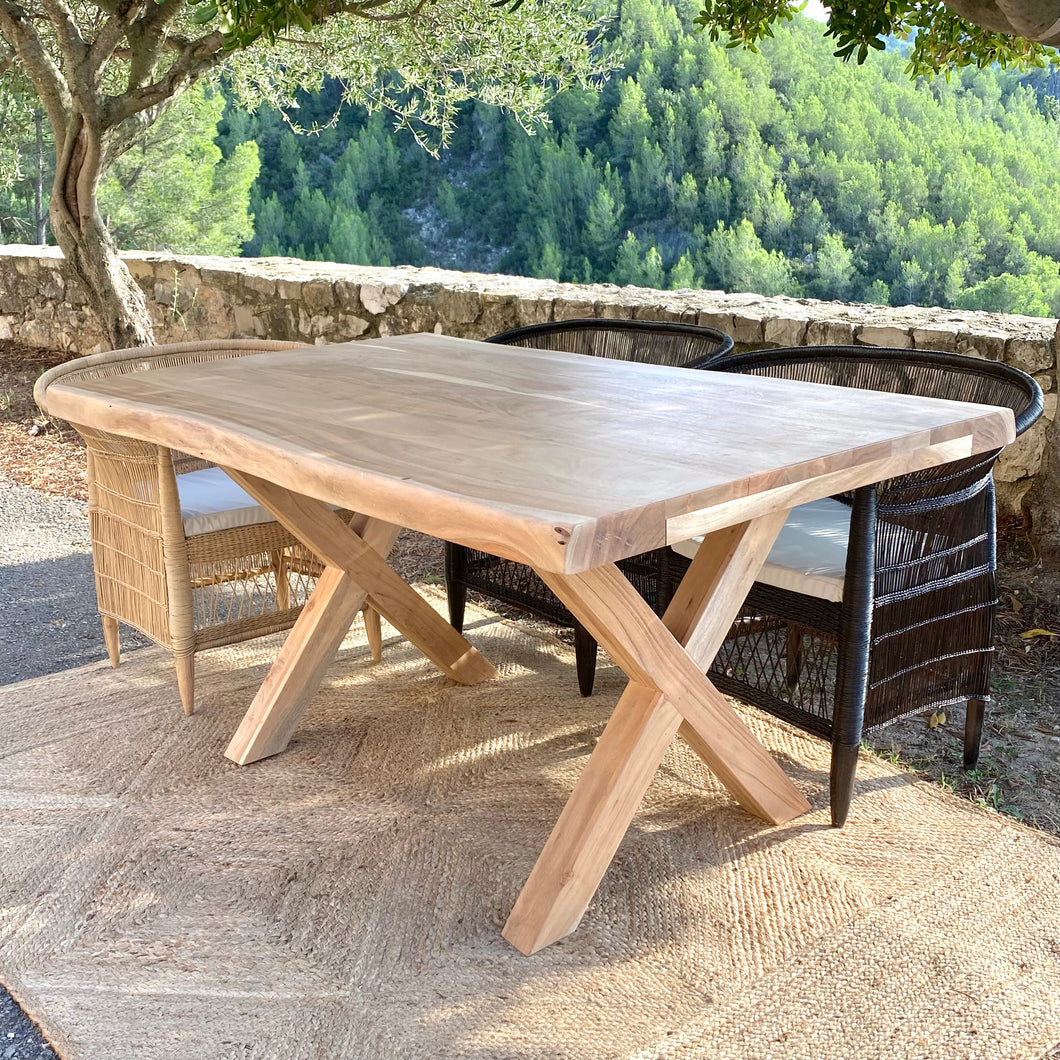 Mesa comedor SABANA 160cm madera acacia