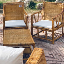 Load image into Gallery viewer, MAMBA MUEBLES - Muebles de jardín  CONJUNTO DE JARDÍN MAFUMU EDICIÓN ESPECIAL DE RATAN NATURAL PARA 6 PERSONAS
