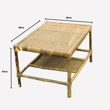 Load image into Gallery viewer, MAMBA MUEBLES - Muebles de jardín  CONJUNTO DE JARDÍN MAFUMU EDICIÓN ESPECIAL DE RATAN NATURAL PARA 6 PERSONAS
